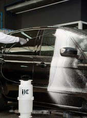 Foaming Nozzle in Use