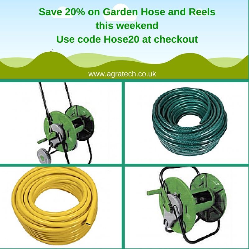 Save 20% on Garden Hose and Reels this weekend